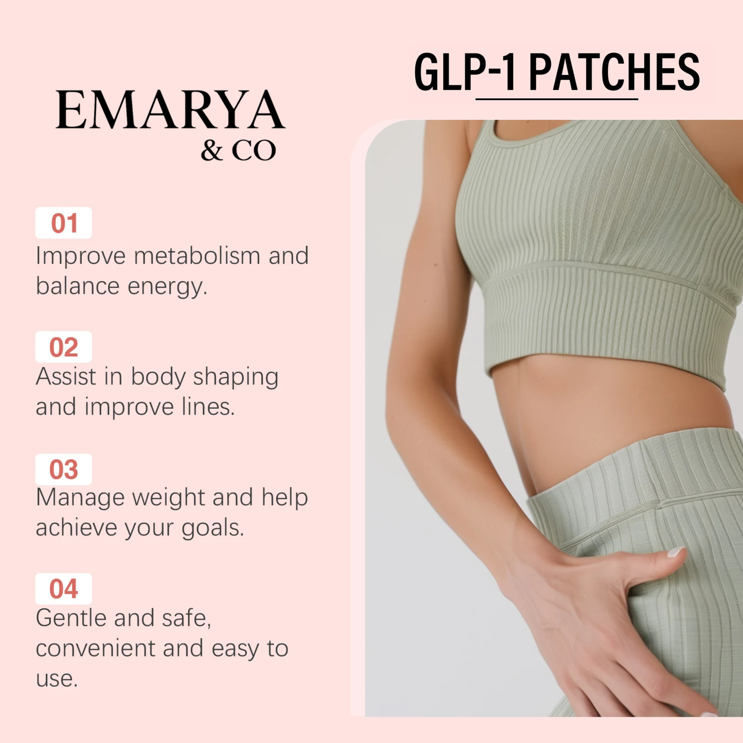 GLP-1 Patches - Supports Metabolism & Cravings